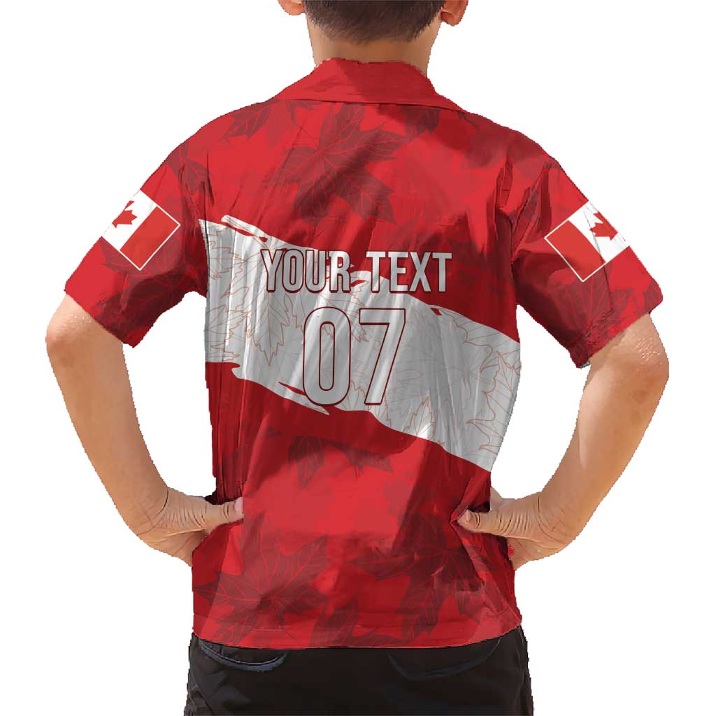 Canada WC2026 Soccer Custom Kid Hawaiian Shirt Les Rouges
