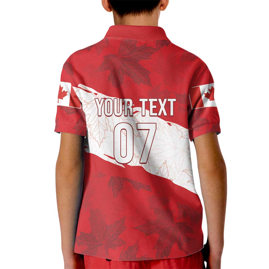Canada WC2026 Soccer Custom Kid Polo Shirt Les Rouges