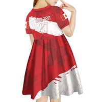 Canada WC2026 Soccer Custom Kid Short Sleeve Dress Les Rouges