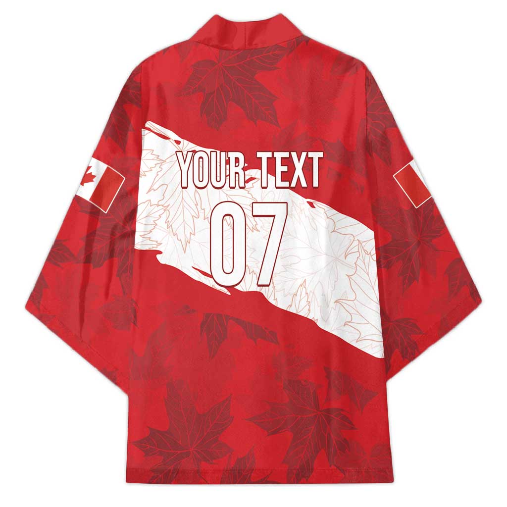 Canada WC2026 Soccer Custom Kimono Les Rouges
