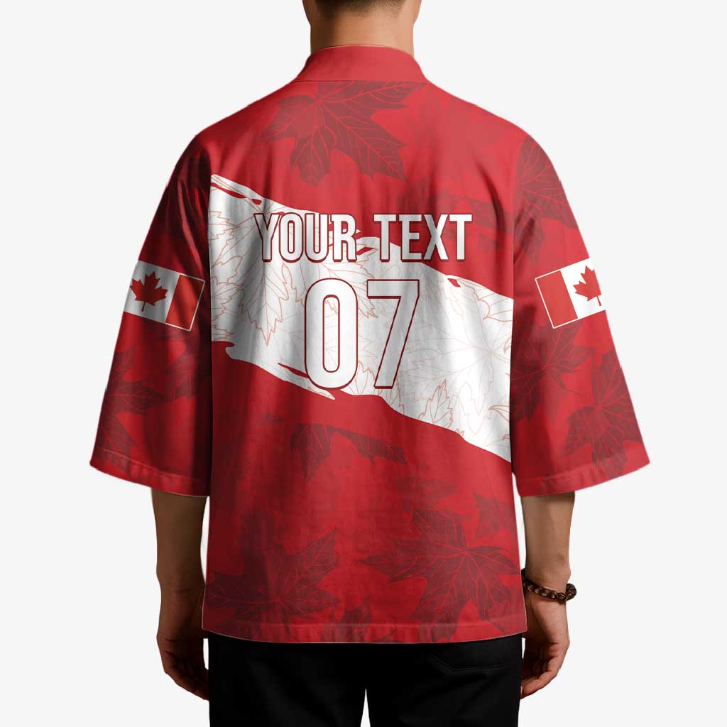 Canada WC2026 Soccer Custom Kimono Les Rouges