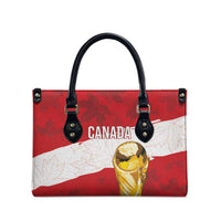 Canada WC2026 Soccer Leather Bag Les Rouges