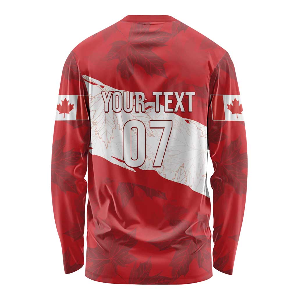 Canada WC2026 Soccer Custom Long Sleeve Shirt Les Rouges