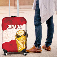 Canada WC2026 Soccer Luggage Cover Les Rouges
