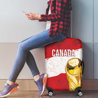 Canada WC2026 Soccer Luggage Cover Les Rouges