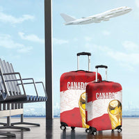 Canada WC2026 Soccer Luggage Cover Les Rouges