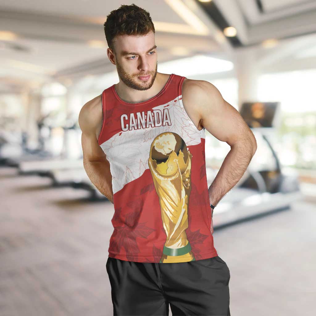 Canada WC2026 Soccer Custom Men Tank Top Les Rouges