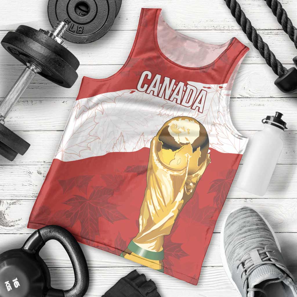Canada WC2026 Soccer Custom Men Tank Top Les Rouges