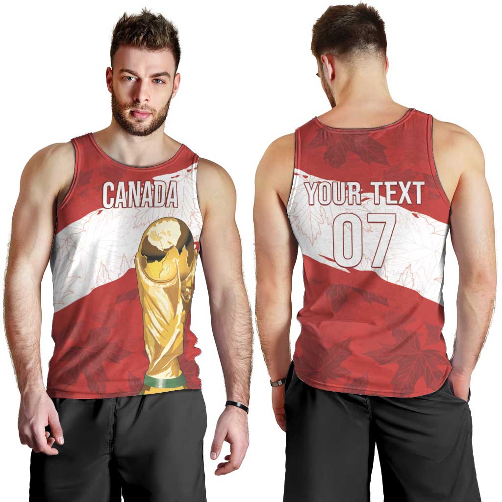 Canada WC2026 Soccer Custom Men Tank Top Les Rouges