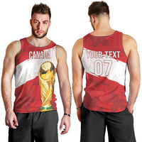 Canada WC2026 Soccer Custom Men Tank Top Les Rouges