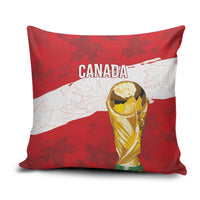 Canada WC2026 Soccer Pillow Cover Les Rouges