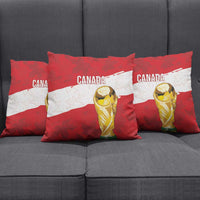 Canada WC2026 Soccer Pillow Cover Les Rouges