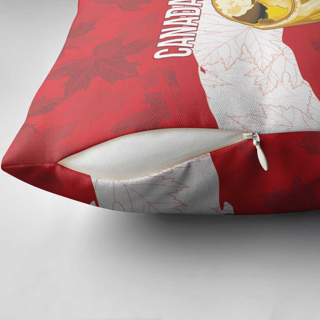 Canada WC2026 Soccer Pillow Cover Les Rouges