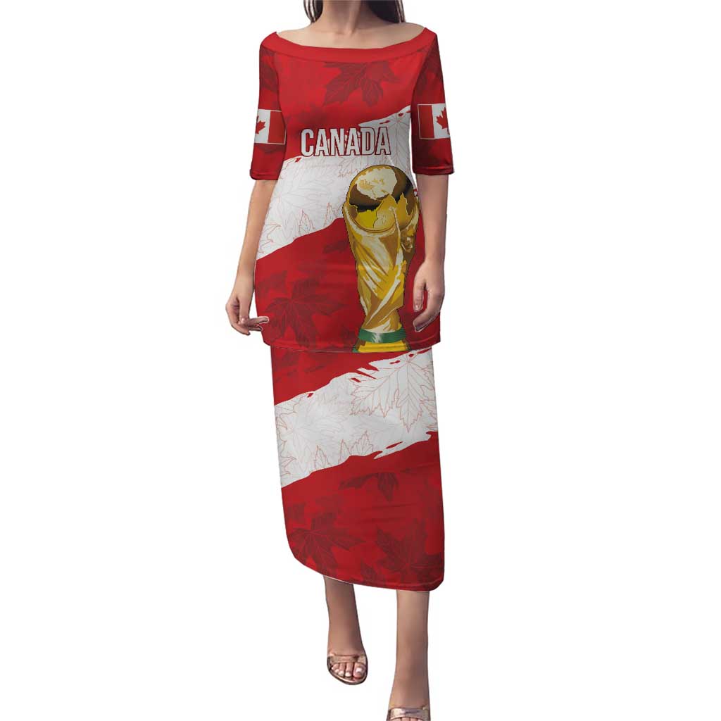 Canada WC2026 Soccer Custom Puletasi Les Rouges