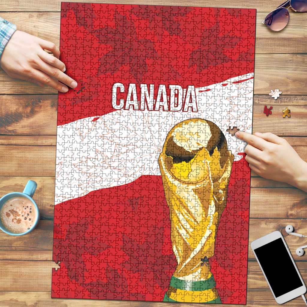 Canada WC2026 Soccer Puzzle Les Rouges