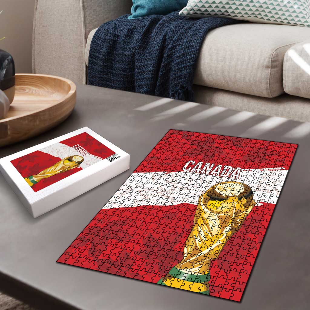 Canada WC2026 Soccer Puzzle Les Rouges