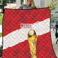 Canada WC2026 Soccer Quilt Les Rouges