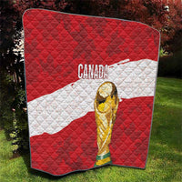 Canada WC2026 Soccer Quilt Les Rouges