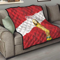 Canada WC2026 Soccer Quilt Les Rouges