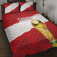 Canada WC2026 Soccer Quilt Bed Set Les Rouges