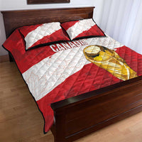 Canada WC2026 Soccer Quilt Bed Set Les Rouges
