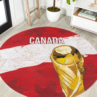 Canada WC2026 Soccer Round Carpet Les Rouges