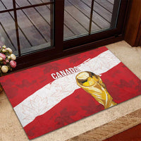 Canada WC2026 Soccer Rubber Doormat Les Rouges