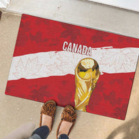 Canada WC2026 Soccer Rubber Doormat Les Rouges