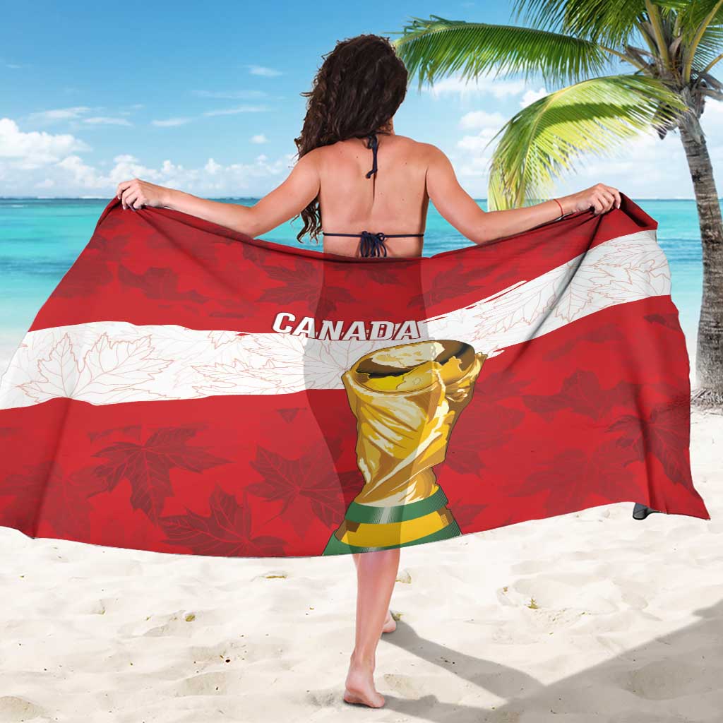 Canada WC2026 Soccer Sarong Les Rouges