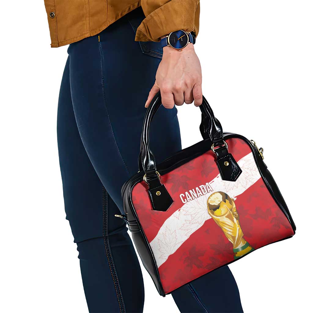 Canada WC2026 Soccer Shoulder Handbag Les Rouges