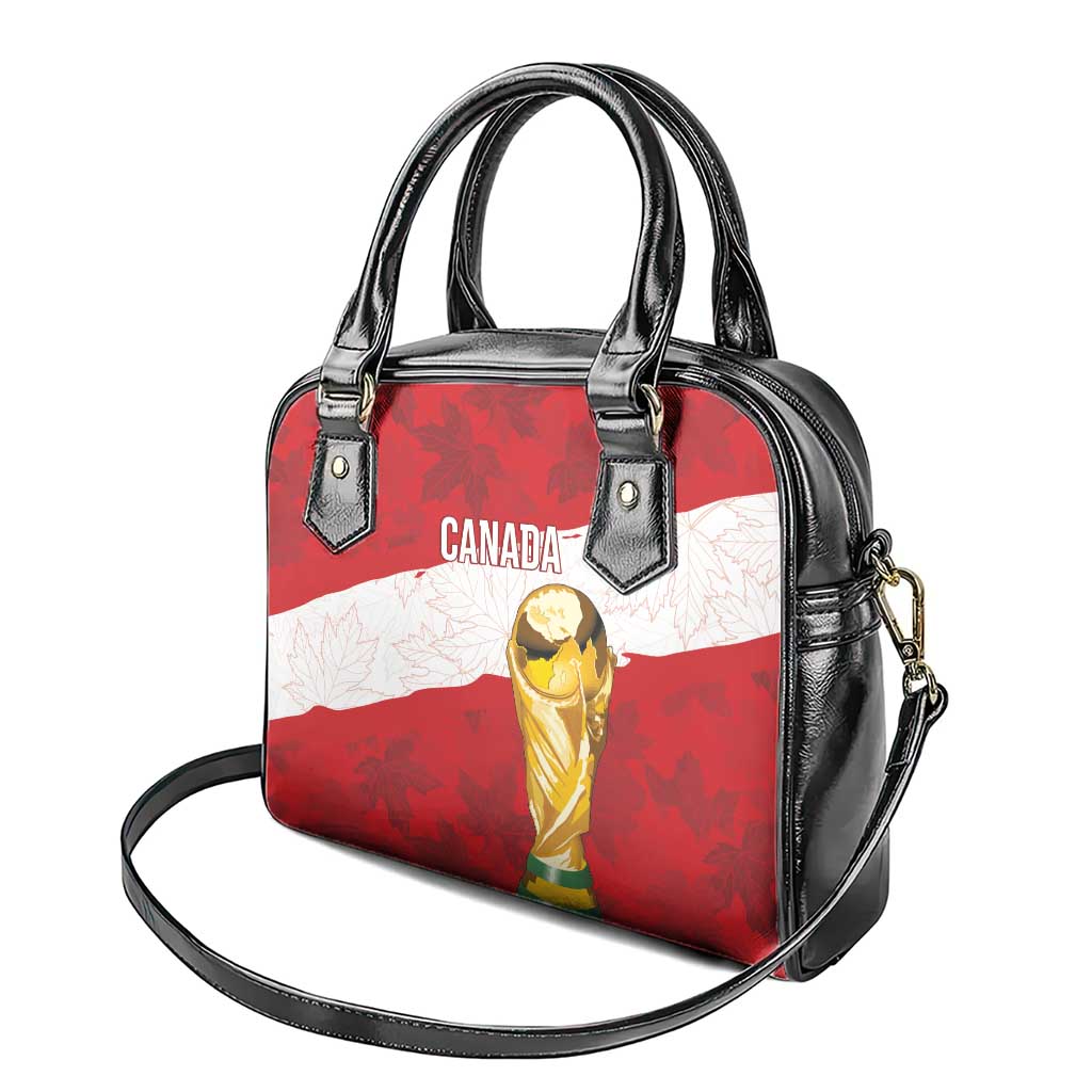 Canada WC2026 Soccer Shoulder Handbag Les Rouges