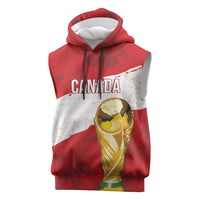 Canada WC2026 Soccer Custom Sleeveless Hoodie Les Rouges