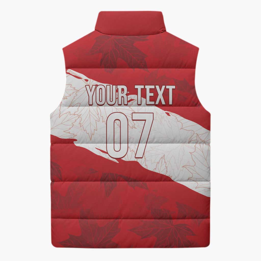 Canada WC2026 Soccer Custom Sleeveless Puffer Jacket Les Rouges