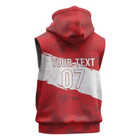 Canada WC2026 Soccer Custom Sleeveless Zip Hoodie Les Rouges