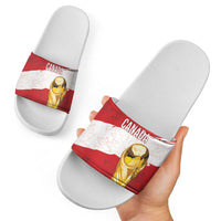 Canada WC2026 Soccer Slide Sandals Les Rouges