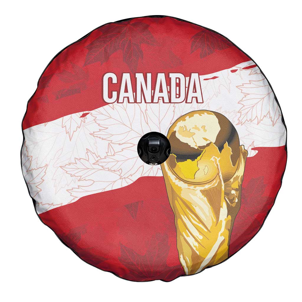 Canada WC2026 Soccer Spare Tire Cover Les Rouges