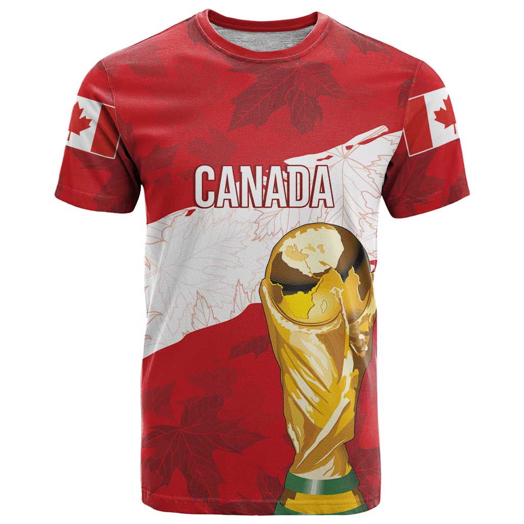 Canada WC2026 Soccer Custom T Shirt Les Rouges