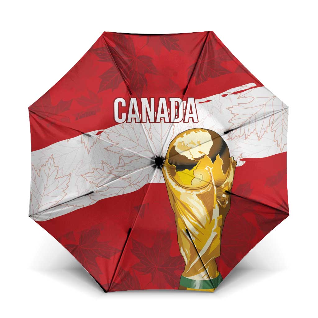 Canada WC2026 Soccer Umbrella Les Rouges