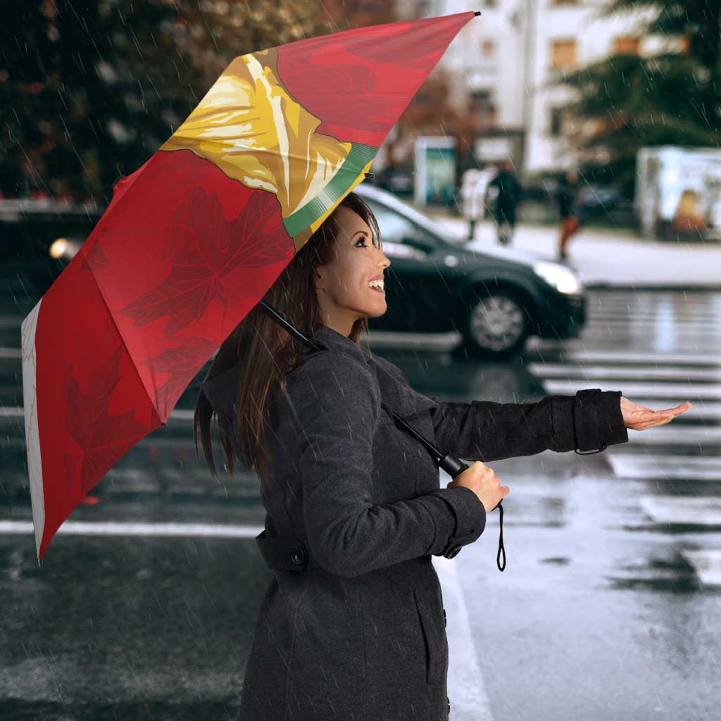 Canada WC2026 Soccer Umbrella Les Rouges