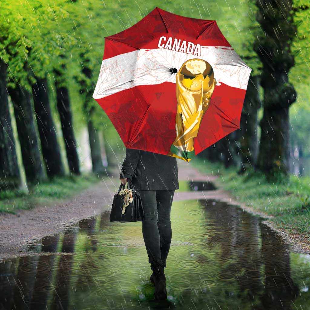 Canada WC2026 Soccer Umbrella Les Rouges