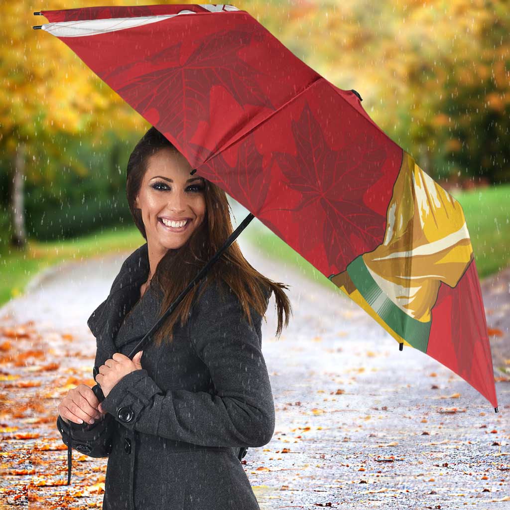 Canada WC2026 Soccer Umbrella Les Rouges