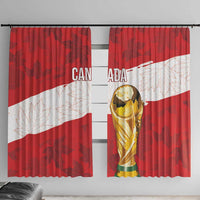 Canada WC2026 Soccer Window Curtain Les Rouges
