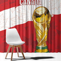 Canada WC2026 Soccer Window Curtain Les Rouges