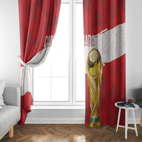 Canada WC2026 Soccer Window Curtain Les Rouges
