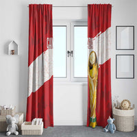 Canada WC2026 Soccer Window Curtain Les Rouges