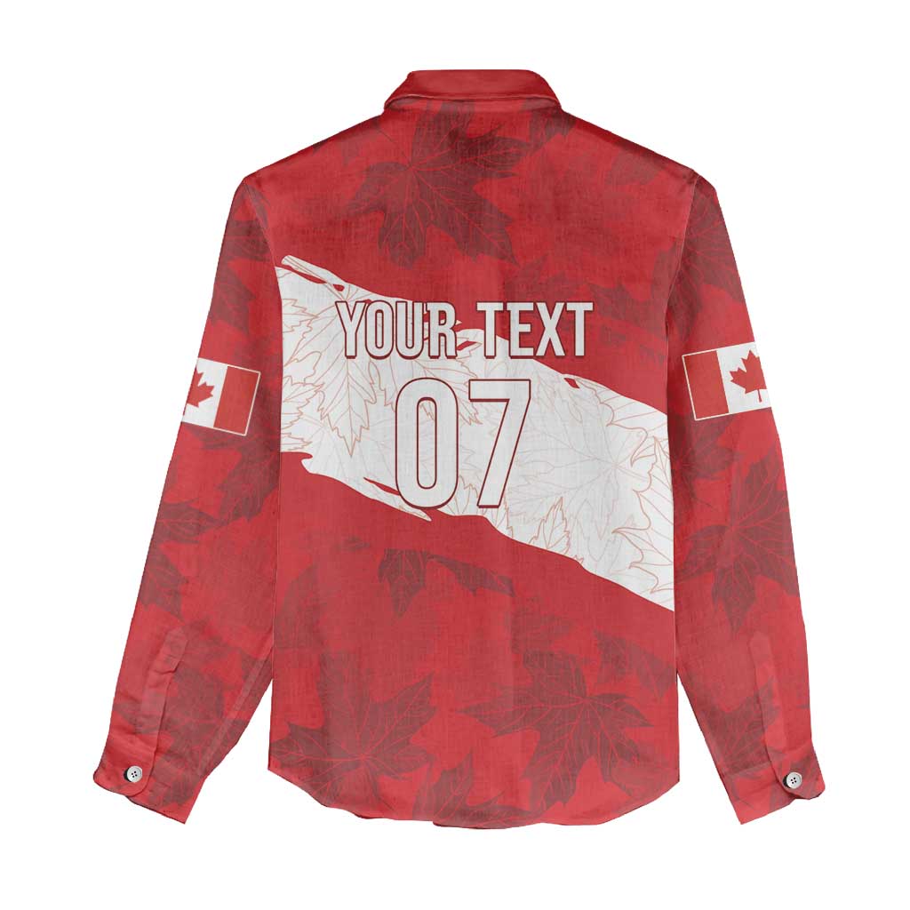 Canada WC2026 Soccer Custom Women Casual Shirt Les Rouges