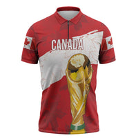 Canada WC2026 Soccer Custom Zipper Polo Shirt Les Rouges