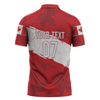 Canada WC2026 Soccer Custom Zipper Polo Shirt Les Rouges