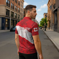 Canada WC2026 Soccer Custom Zipper Polo Shirt Les Rouges