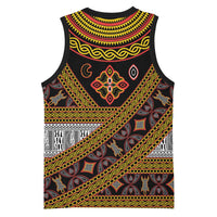 Cameroon Bamenda Toghu Inspired Basketball Jersey Classic Motifs